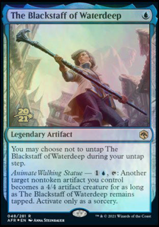 The Blackstaff of Waterdeep [Dungeons & Dragons: Adventures in the Forgotten Realms Prerelease Promos] | Nerdhalla Games