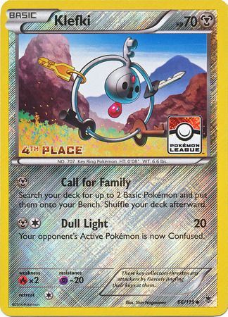 Klefki (66/119) (League Promo 4th Place) [XY: Phantom Forces] | Nerdhalla Games