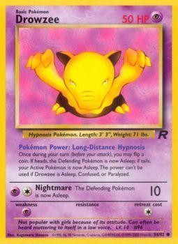 Drowzee (54/82) [Team Rocket Unlimited] | Nerdhalla Games