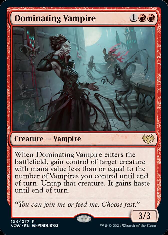 Dominating Vampire [Innistrad: Crimson Vow] | Nerdhalla Games