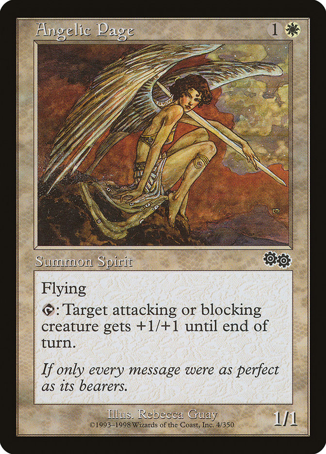 Angelic Page [Urza's Saga] | Nerdhalla Games