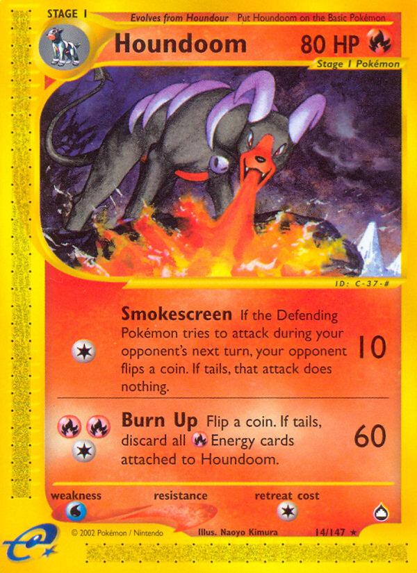 Houndoom (14/147) [Aquapolis] | Nerdhalla Games