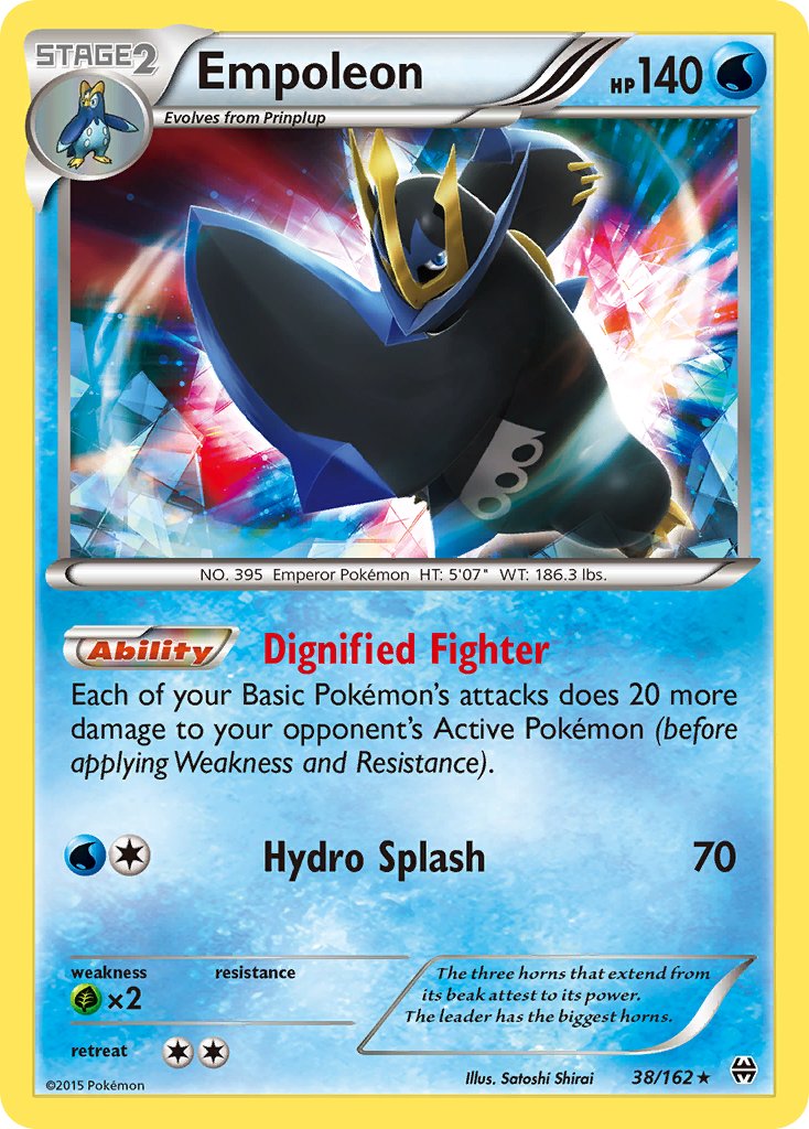 Empoleon (38/162) (Battle Arena Deck Exclusive) (Theme Deck Exclusive) [XY: BREAKthrough] | Nerdhalla Games