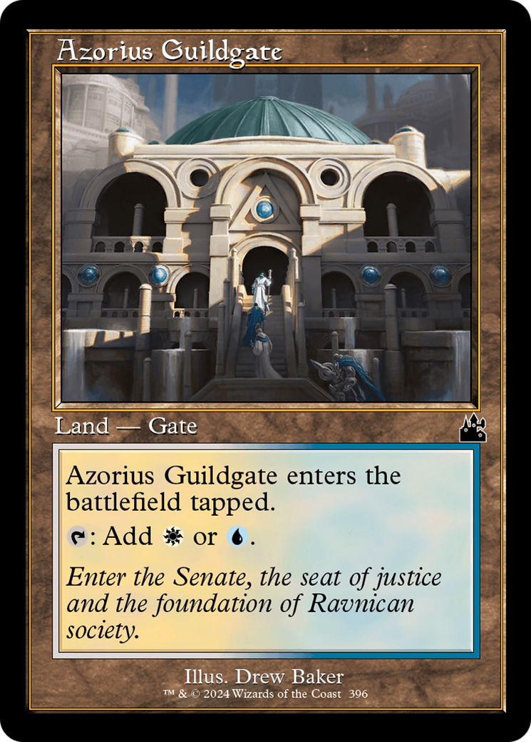 Azorius Guildgate (Retro Frame) [Ravnica Remastered] | Nerdhalla Games