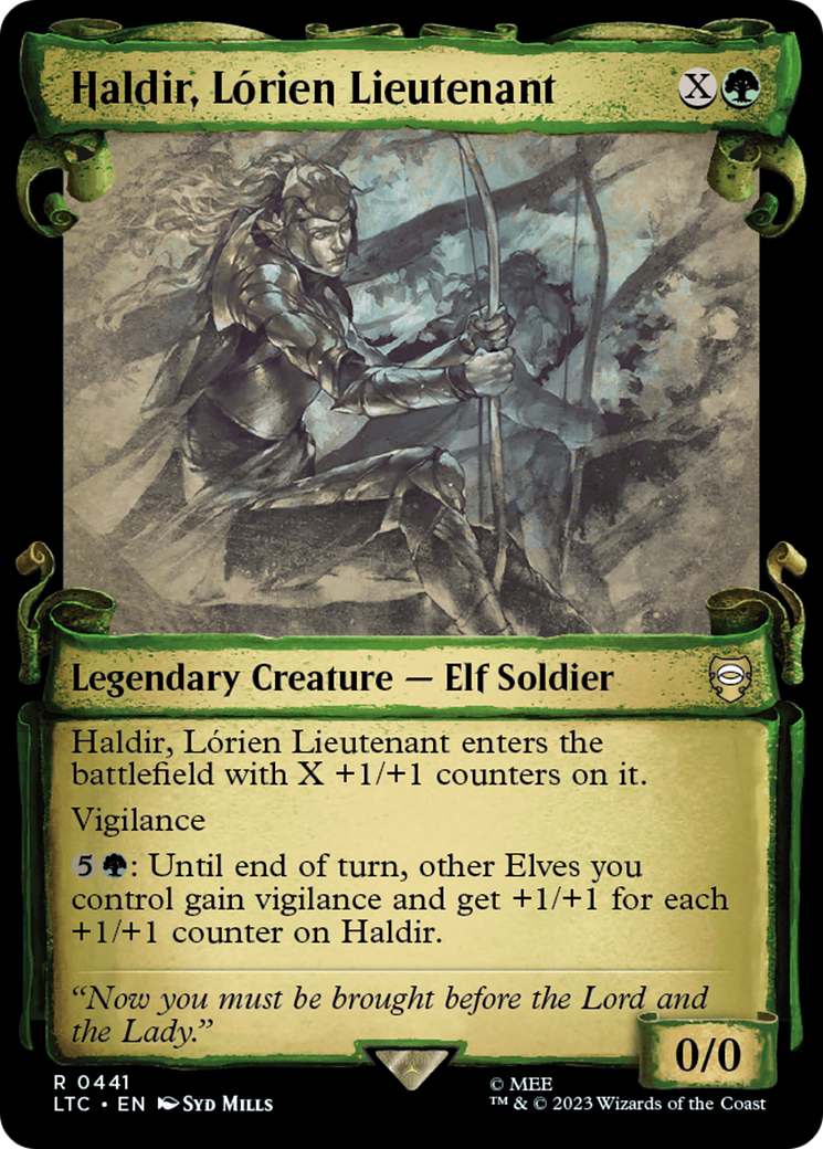 Haldir, Lorien Lieutenant [The Lord of the Rings: Tales of Middle-Earth Commander Showcase Scrolls] | Nerdhalla Games