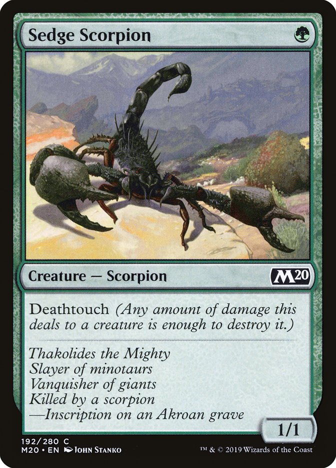 Sedge Scorpion [Core Set 2020] | Nerdhalla Games