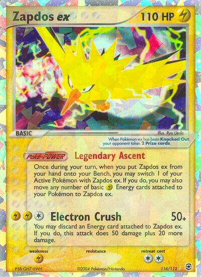 Zapdos ex (116/112) [EX: FireRed & LeafGreen] | Nerdhalla Games