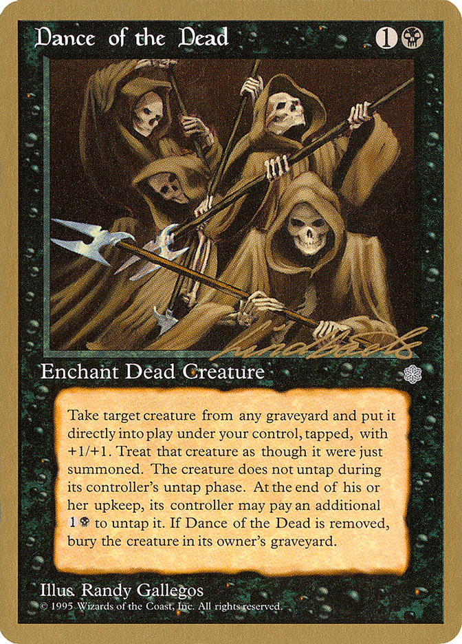 Dance of the Dead (Leon Lindback) [Pro Tour Collector Set] | Nerdhalla Games