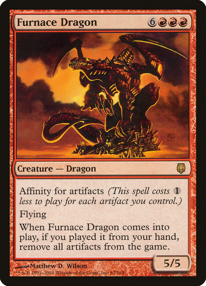 Furnace Dragon [Darksteel] | Nerdhalla Games