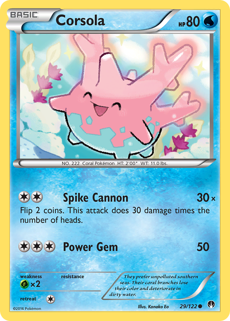 Corsola (29/122) [XY: BREAKpoint] | Nerdhalla Games