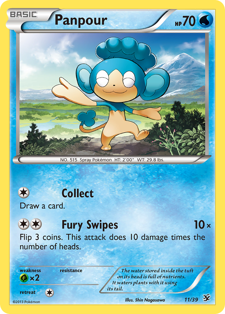 Panpour (11/39) [XY: Kalos Starter Set] | Nerdhalla Games