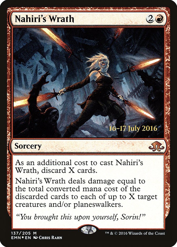 Nahiri's Wrath  (Prerelease) [Eldritch Moon Promos] | Nerdhalla Games