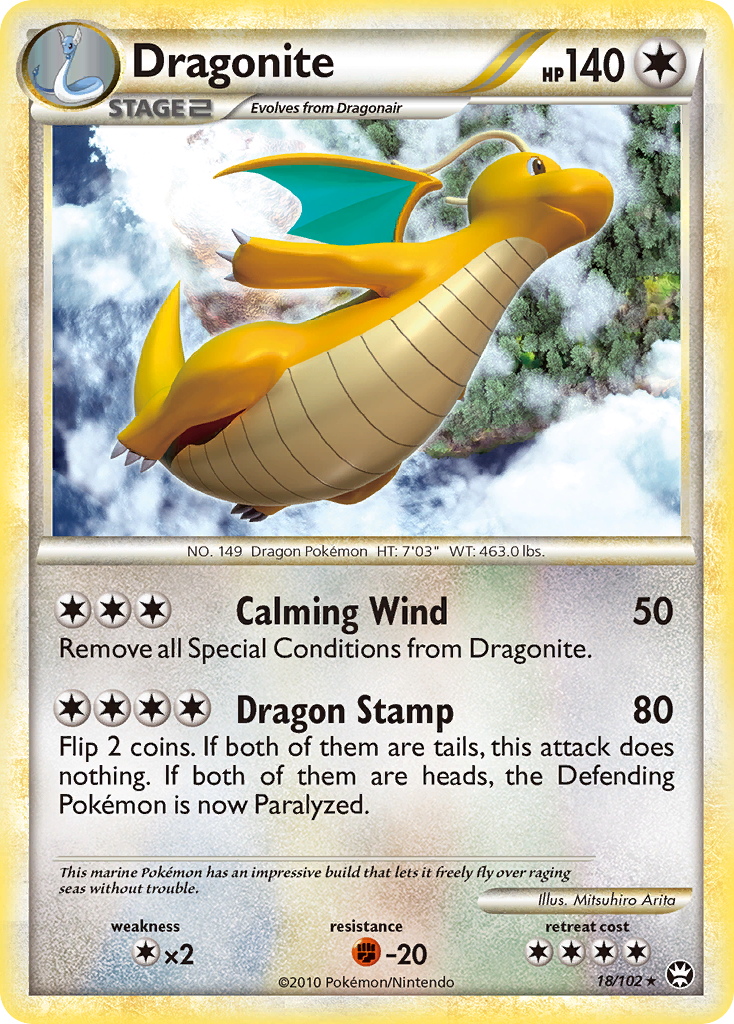 Dragonite (18/102) [HeartGold & SoulSilver: Triumphant] | Nerdhalla Games