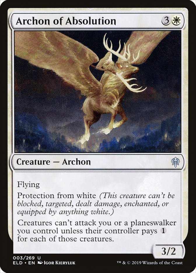 Archon of Absolution [Throne of Eldraine] | Nerdhalla Games