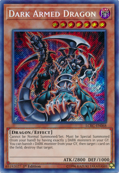 Dark Armed Dragon [LCKC-EN068] Secret Rare | Nerdhalla Games