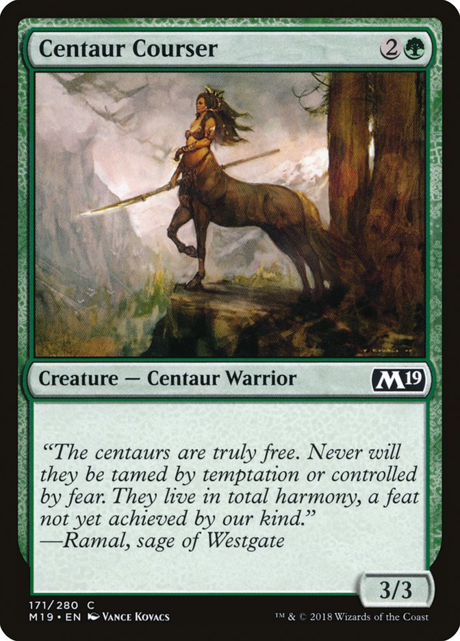 Centaur Courser [Core Set 2019] | Nerdhalla Games