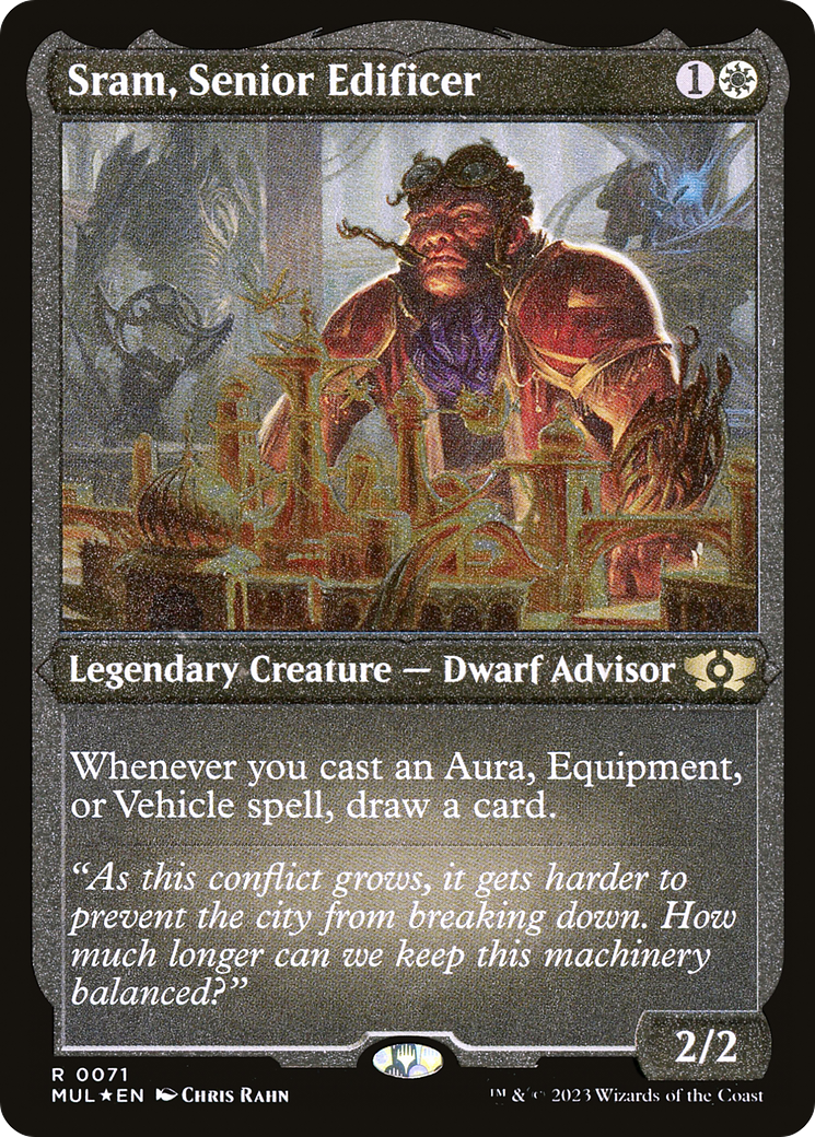 Sram, Senior Edificer (Foil Etched) [Multiverse Legends] | Nerdhalla Games