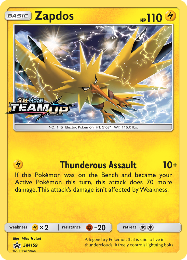 Zapdos (SM159) [Sun & Moon: Black Star Promos] | Nerdhalla Games