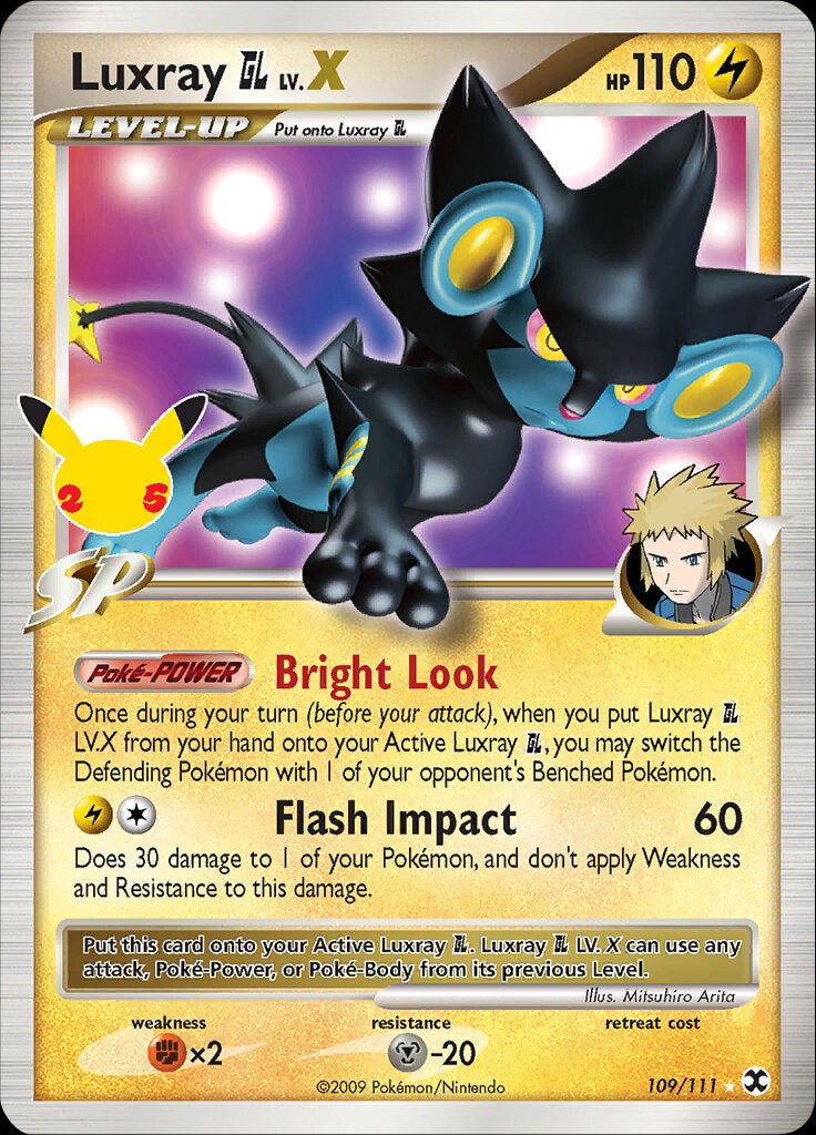 Luxray GL LV.X (109/111) [Celebrations: 25th Anniversary - Classic Collection] | Nerdhalla Games