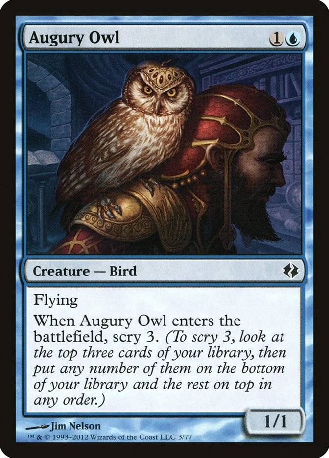 Augury Owl [Duel Decks: Venser vs. Koth] | Nerdhalla Games