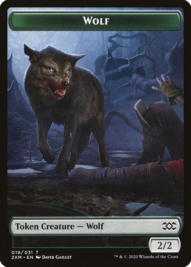 Wolf Token [Double Masters] | Nerdhalla Games