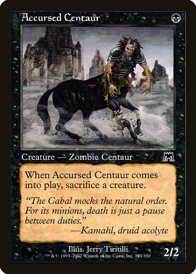 Accursed Centaur [Onslaught] | Nerdhalla Games