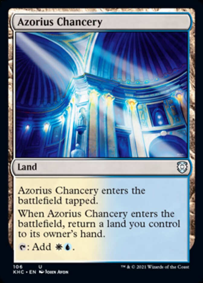 Azorius Chancery [Kaldheim Commander] | Nerdhalla Games