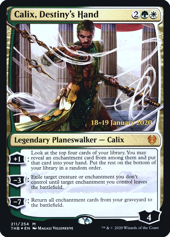 Calix, Destiny's Hand [Theros Beyond Death Prerelease Promos] | Nerdhalla Games