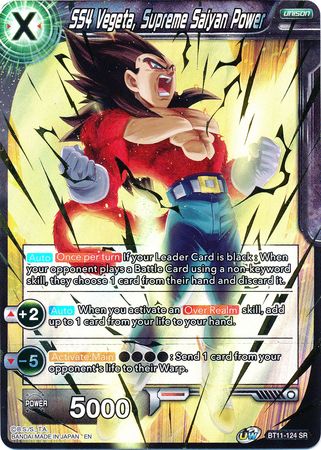 SS4 Vegeta, Supreme Saiyan Power [BT11-124] | Nerdhalla Games