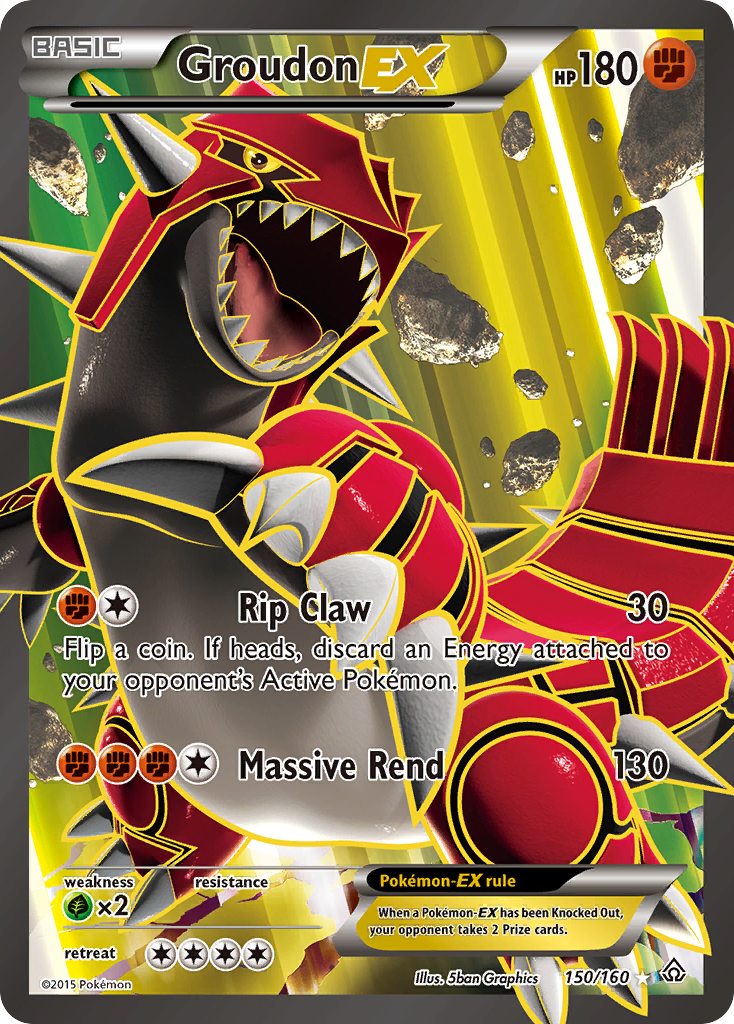 Groudon EX (150/160) [XY: Primal Clash] | Nerdhalla Games