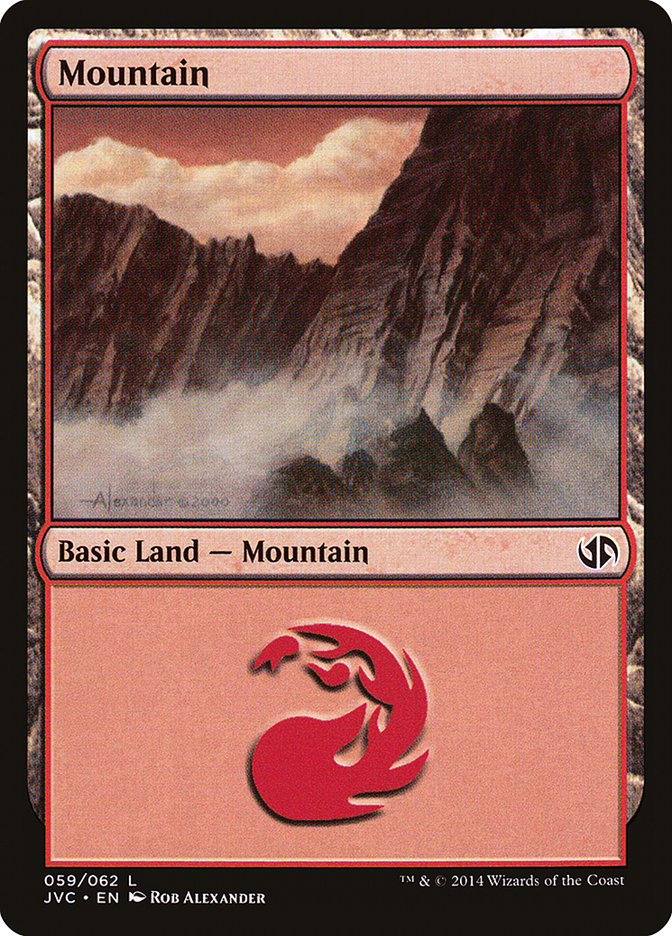 Mountain (61) [Duel Decks Anthology] | Nerdhalla Games