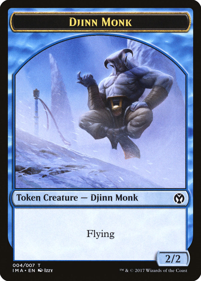 Djinn Monk [Iconic Masters Tokens] | Nerdhalla Games