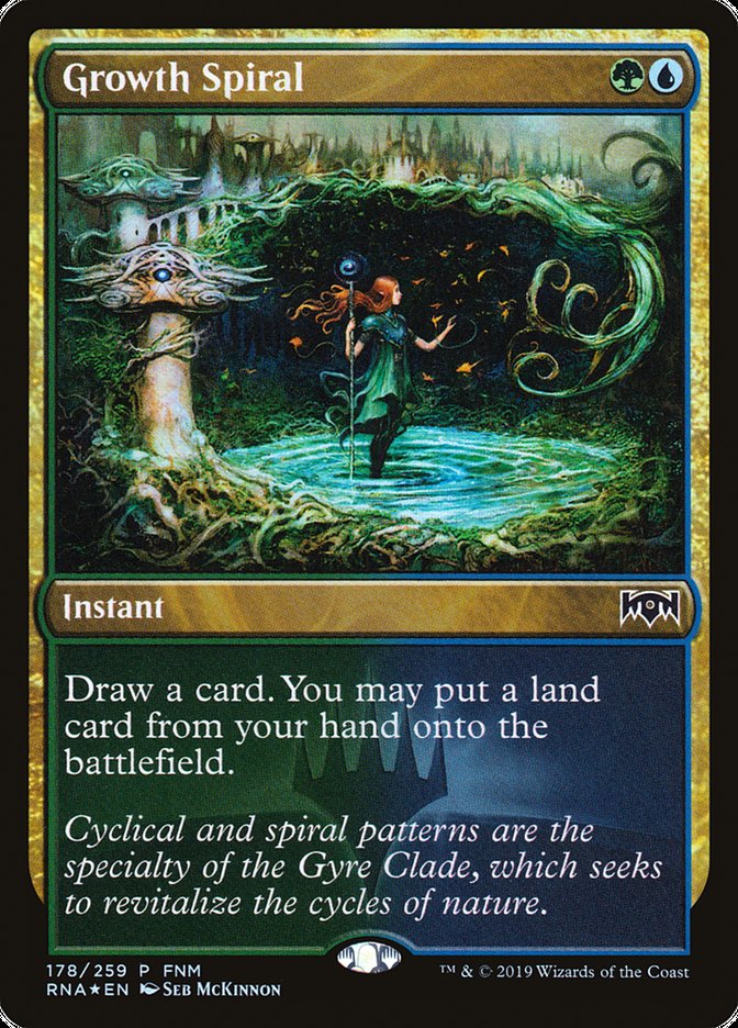 Growth Spiral (FNM) [Ravnica Allegiance Promos] | Nerdhalla Games