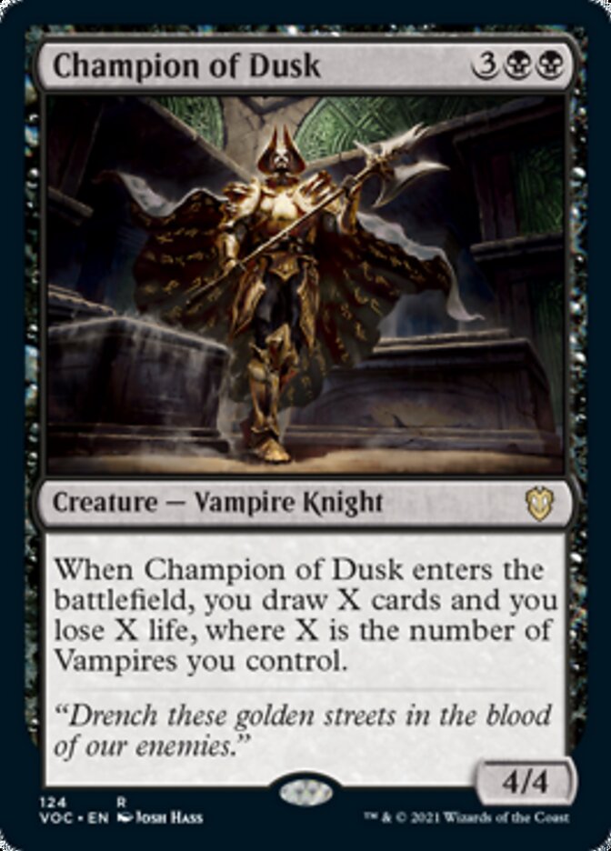 Champion of Dusk [Innistrad: Crimson Vow Commander] | Nerdhalla Games