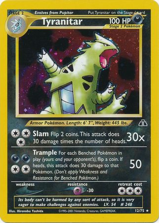 Tyranitar (12/75) [Neo Discovery Unlimited] | Nerdhalla Games