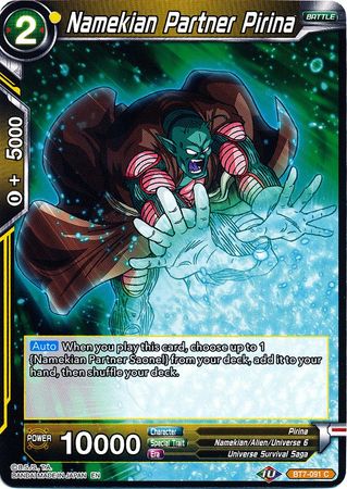 Namekian Partner Pirina [BT7-091] | Nerdhalla Games