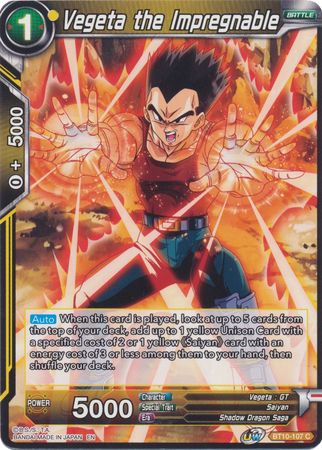 Vegeta the Impregnable [BT10-107] | Nerdhalla Games