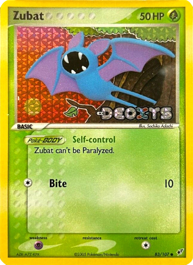 Zubat (83/107) (Stamped) [EX: Deoxys] | Nerdhalla Games