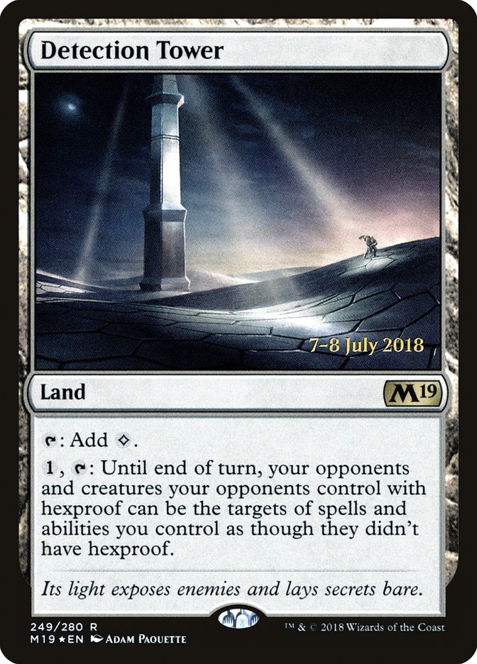 Detection Tower  [Core Set 2019 Prerelease Promos] | Nerdhalla Games