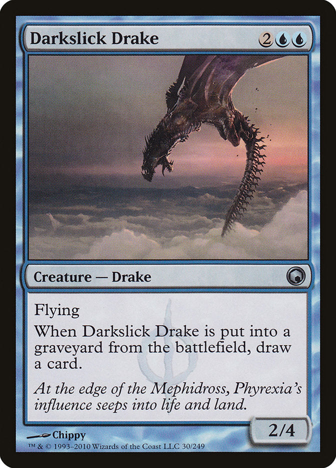 Darkslick Drake [Scars of Mirrodin] | Nerdhalla Games