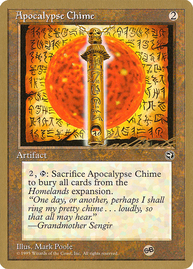 Apocalypse Chime (Leon Lindback) (SB) [Pro Tour Collector Set] | Nerdhalla Games