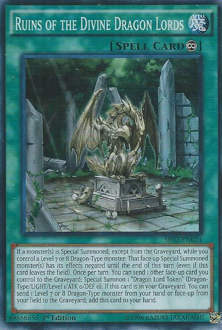 Ruins of the Divine Dragon Lords [SR02-EN024] Super Rare | Nerdhalla Games