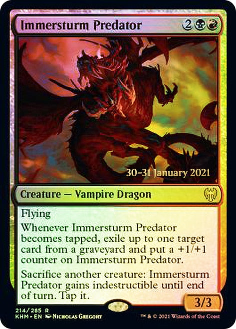 Immersturm Predator  [Kaldheim Prerelease Promos] | Nerdhalla Games