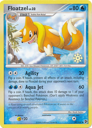 Floatzel (37/106) [Countdown Calendar Promos] | Nerdhalla Games