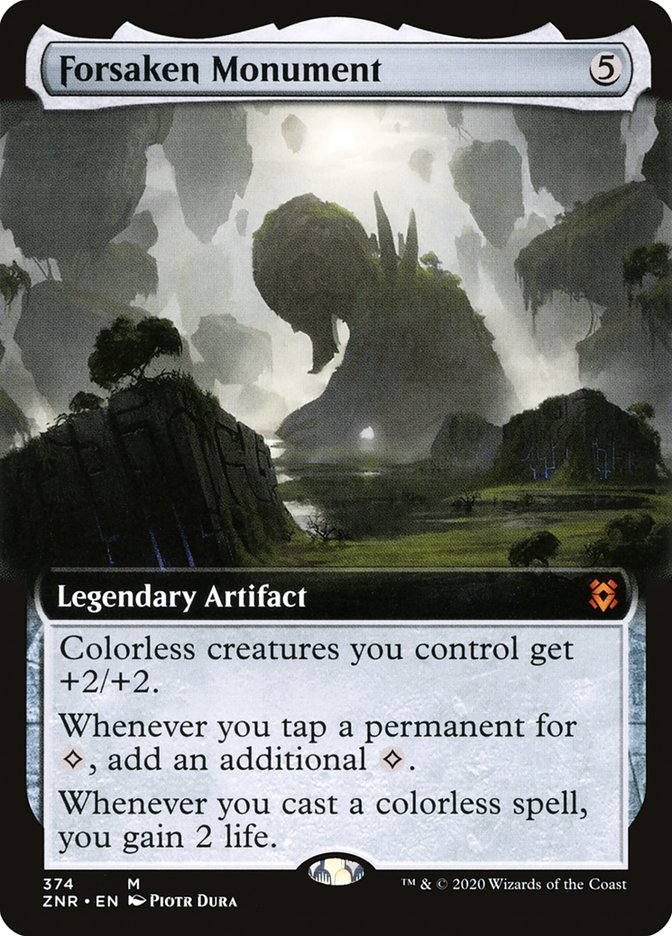 Forsaken Monument (Extended Art) [Zendikar Rising] | Nerdhalla Games