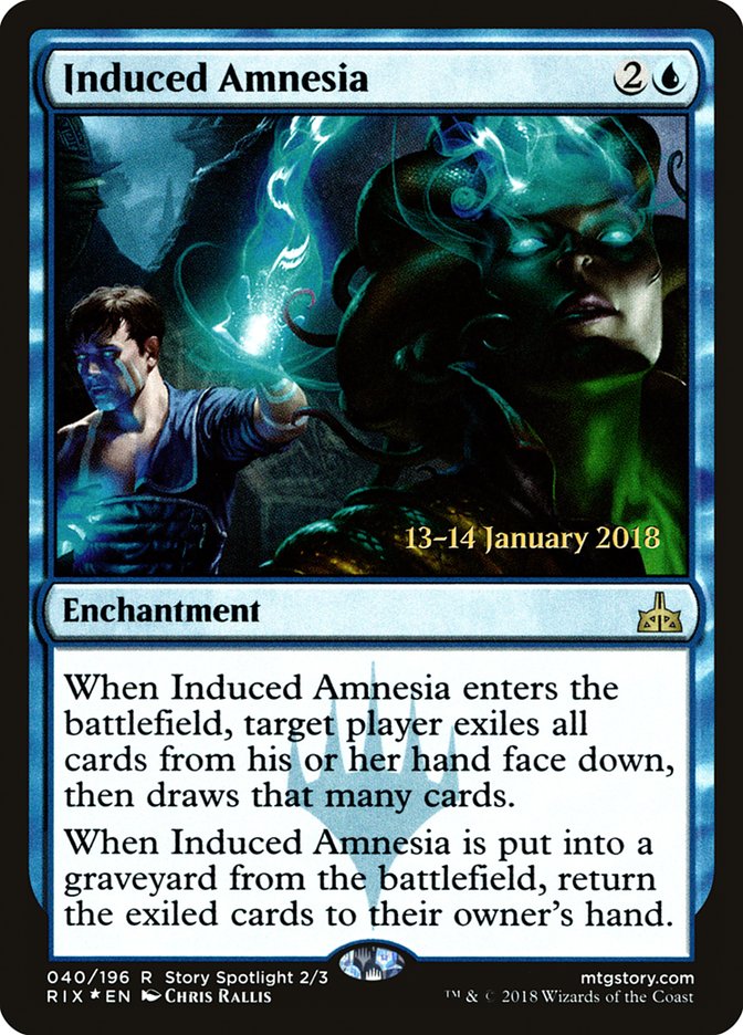 Induced Amnesia [Rivals of Ixalan Prerelease Promos] | Nerdhalla Games