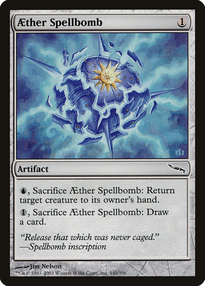 Aether Spellbomb [Mirrodin] | Nerdhalla Games