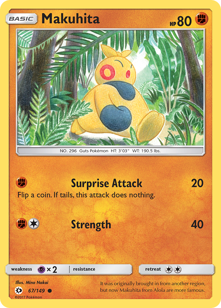 Makuhita (67/149) [Sun & Moon: Base Set] | Nerdhalla Games