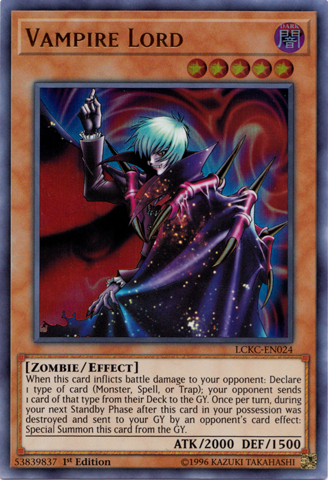 Vampire Lord [LCKC-EN024] Ultra Rare | Nerdhalla Games