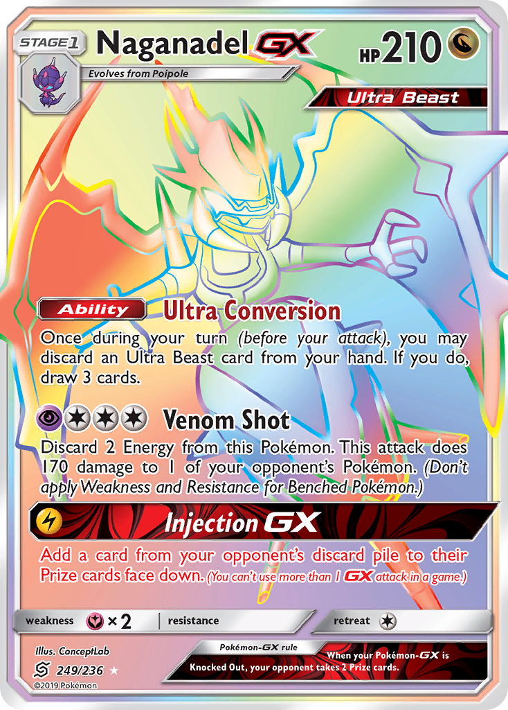 Naganadel GX (249/236) [Sun & Moon: Unified Minds] | Nerdhalla Games